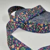 ALÇA ESTAMPADA FLORAL MARINHO