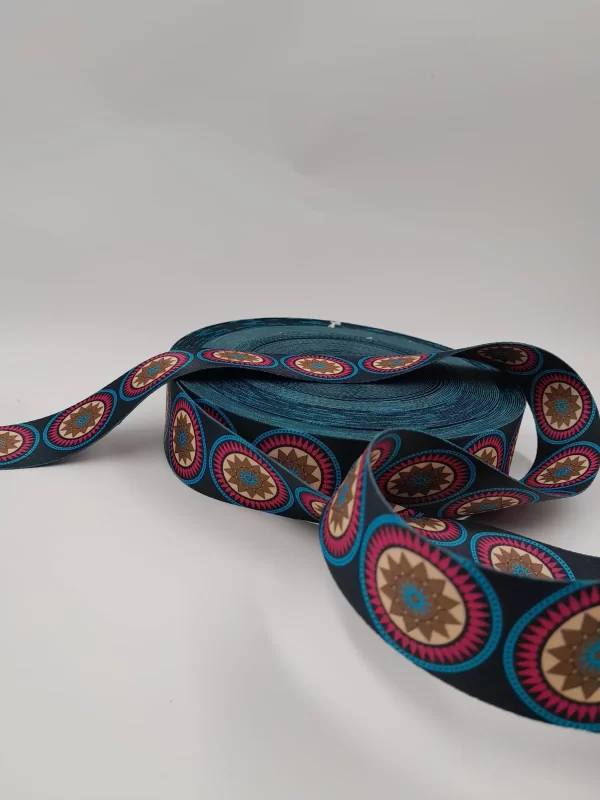 ALÇA ESTAMPADA MANDALA PRETA - Imagen 3
