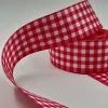 ALÇA ESTAMPADA XADREZ ROSA